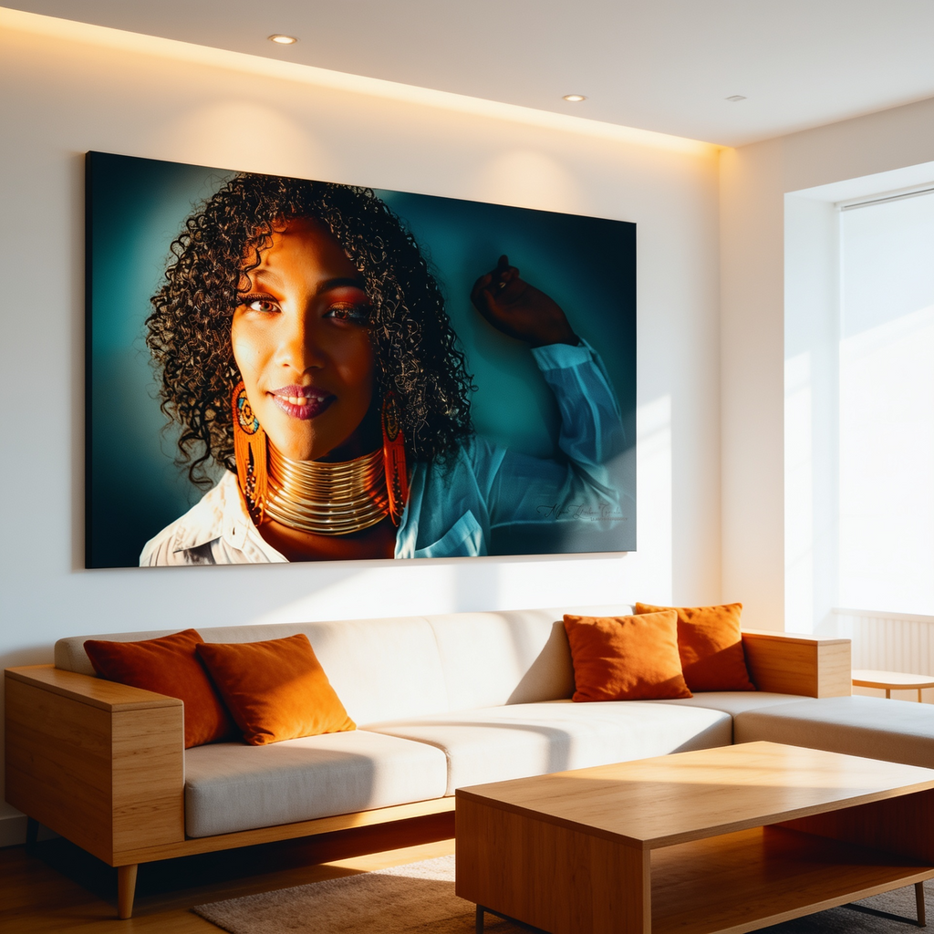 Hope — Amber Soul · Fine Art Portrait Print 75×50cm