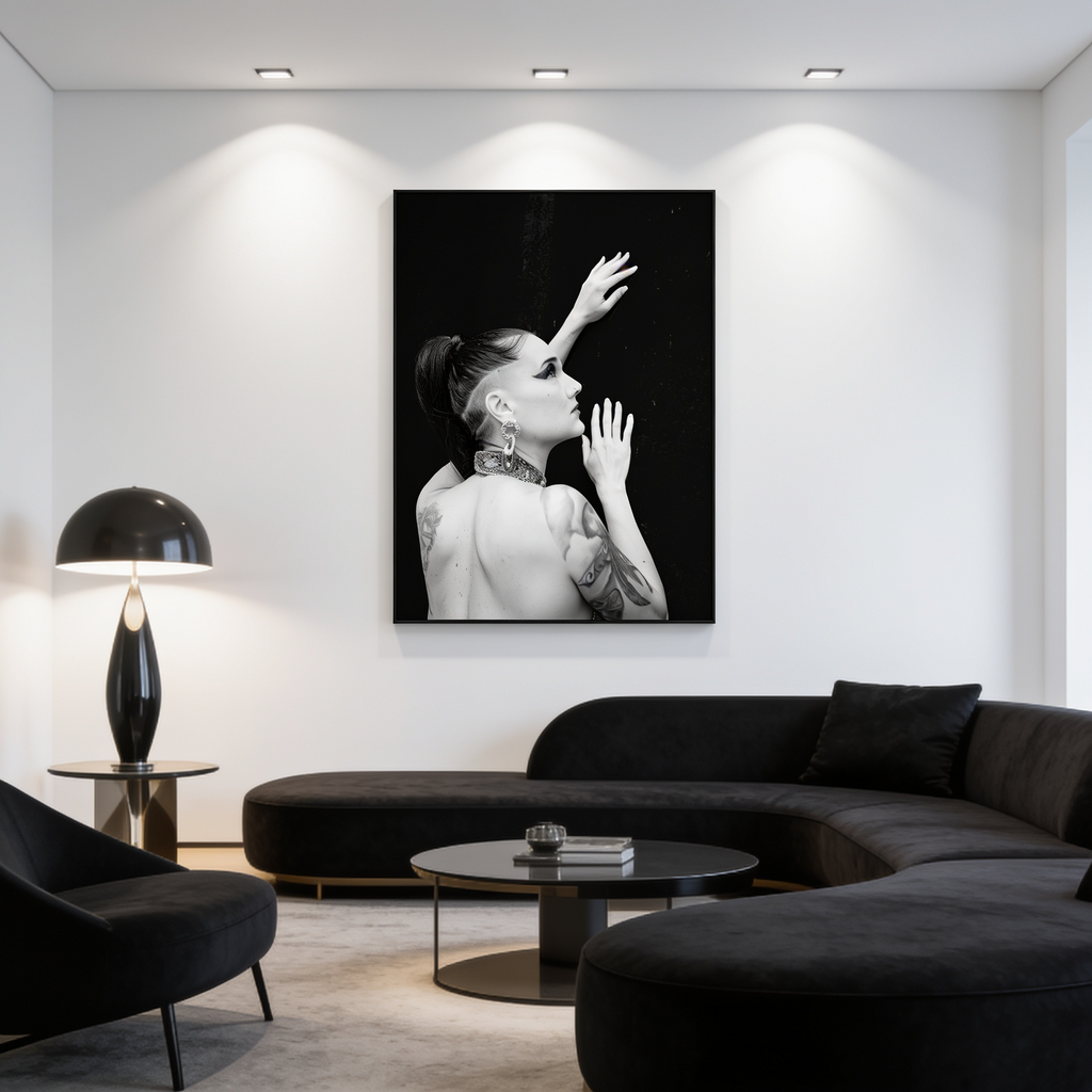Tania — Sculpted Grace · Fine Art Portrait Print 75×50cm