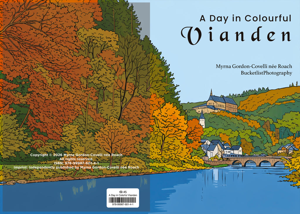 A Day in Colorful Vianden — Colouring Book for Ages 8–18