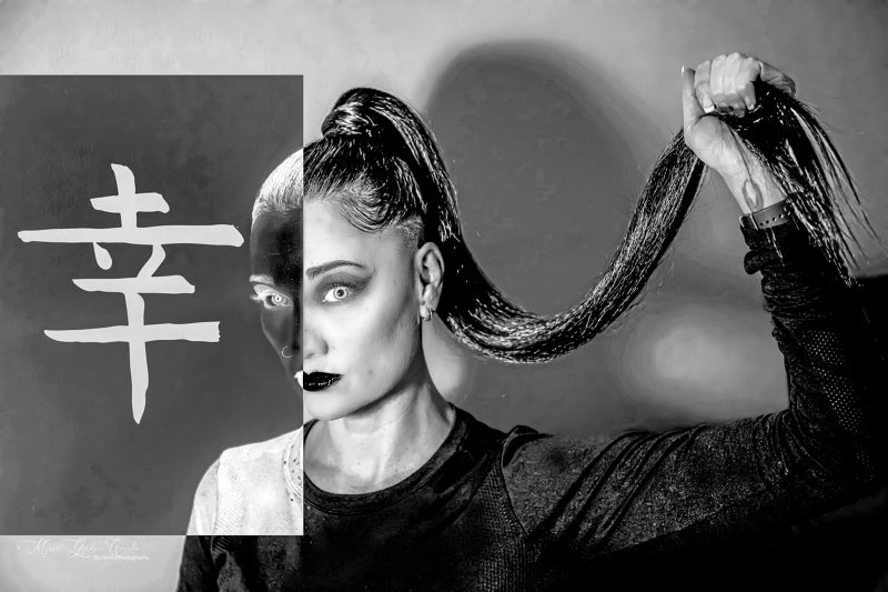 Friend — Black & White Conceptual Portrait Fine Art Print 60×40cm