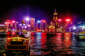 Hong Kong Lights & City Reflections — Fine Art Print 90×60cm
