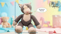 Knitted Teddy alled Kitty cat