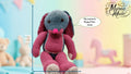 Pippy Pink-nose – Hand-Knitted Plush Rabbit