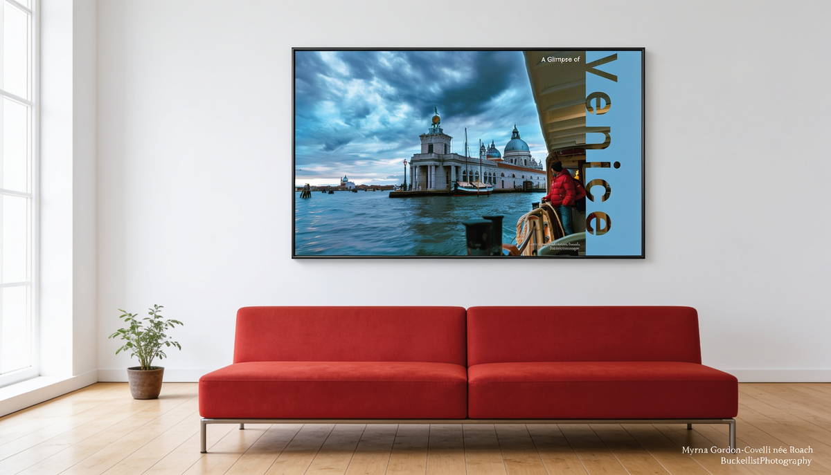 Poster - Vaporetto Storm Skies – Venice Fine Art Photography Poster