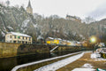 Vianden Winter Snow Day — Alu Dibond Fine Art Print 90×60cm