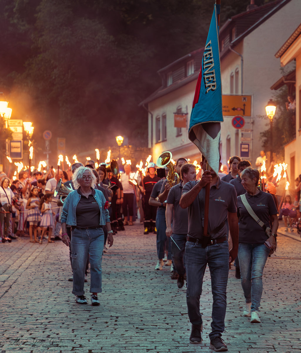 Vianden Torch Parade — Alu Dibond Fine Art Print 50×75cm