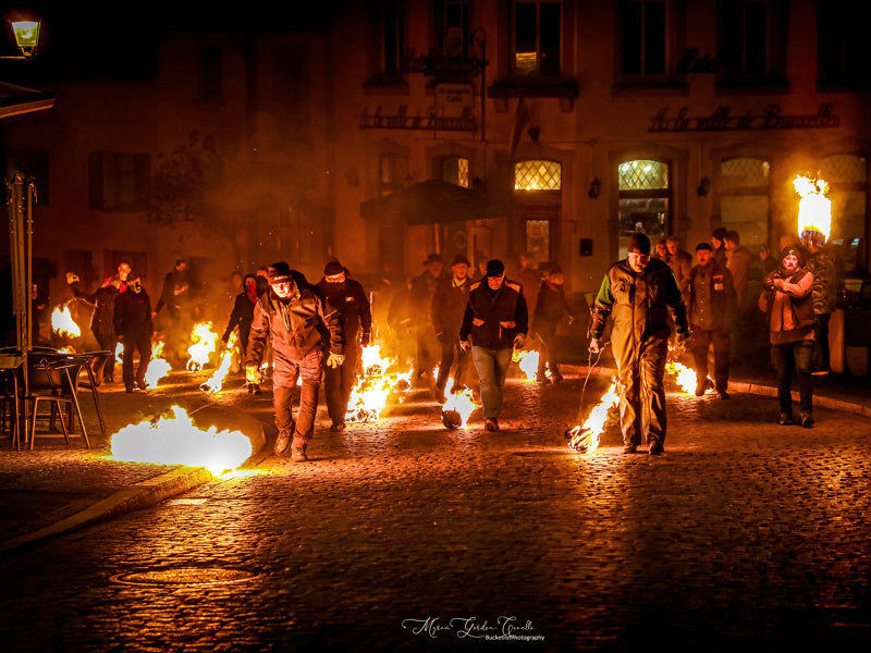 Vianden Fire Festival & Night of Flames — Alu Dibond Wall Art 100×75cm