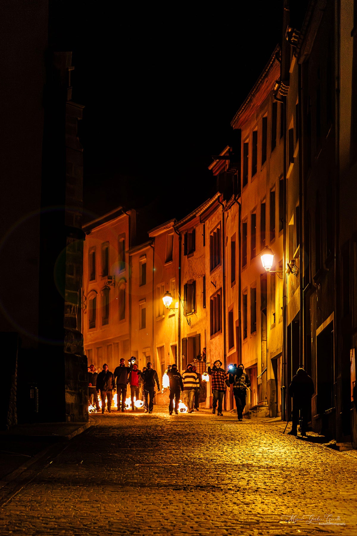 Vianden Fire Festival & Street of Flames — Alu Dibond Wall Art 50×75cm