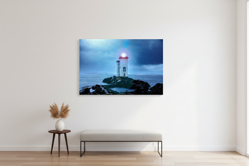 Islay Lighthouse & Coastal Drama — Fine Art Print 75×50cm