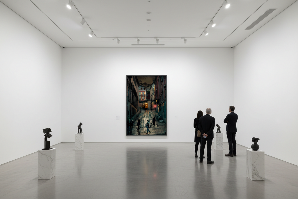 Lisbon Tram & Golden Streets — Fine Art Print 70×105cm