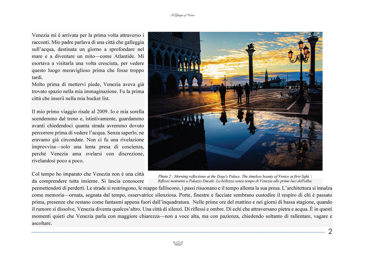 A Glimpse of Venice — Fine Art Travel Photobook